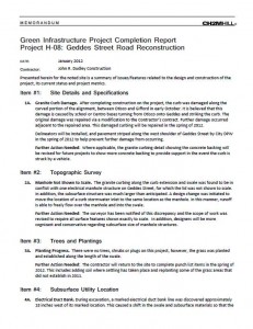 Geddes Street Project Completion Report (PDF)