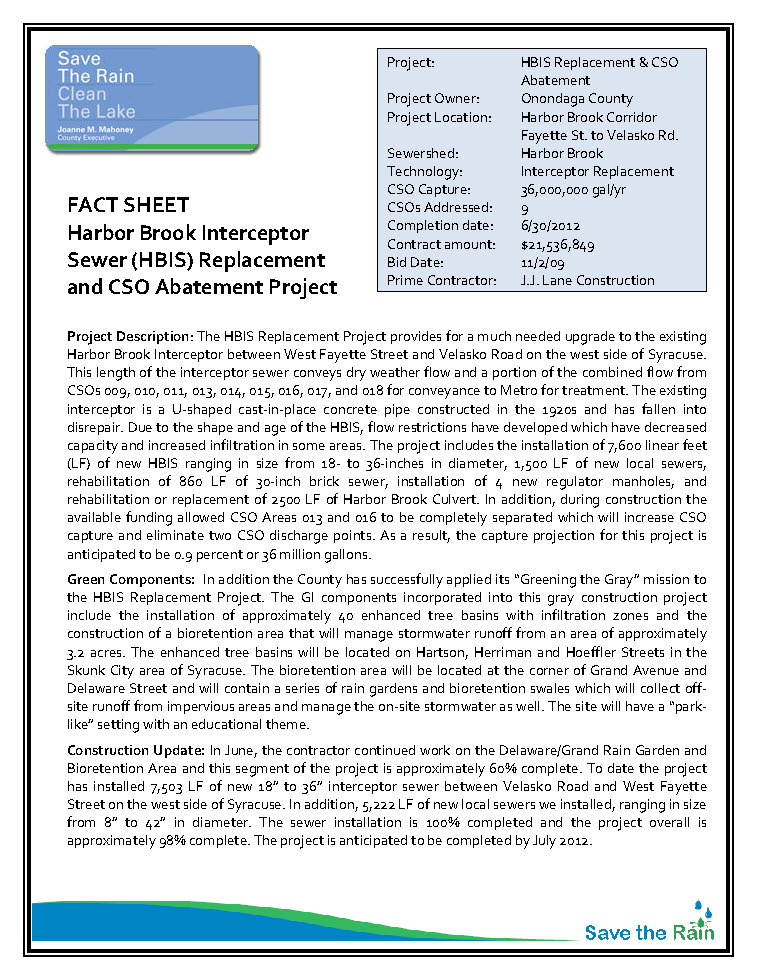 HBIS Fact Sheet