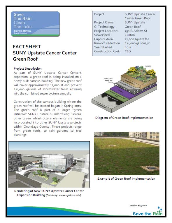 SUNY Upstate Green Roof Project Overview (PDF)