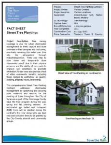 2011 Street Tree Contract - Fact Sheet (PDF)