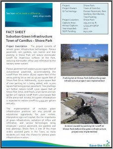 Camillus Shove Park SGIP Fact Sheet