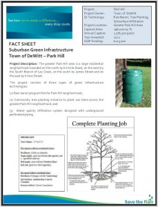 DeWitt Park Hill SGIP Fact Sheet (PDF)