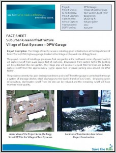 East Syracuse SGIP Fact Sheet