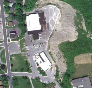 Geddes Town Hall, Aerial Image