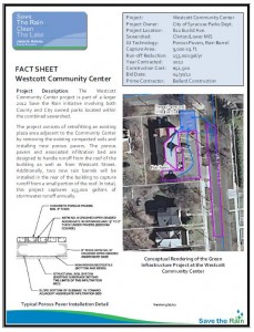 Westcott Community Center Fact Sheet (PDF)