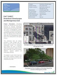 Downtown Streetscape 200 Montgomery (East) Fact Sheet (PDF)