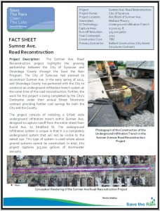 Sumner Ave - Road Reconstruction Fact Sheet (PDF)