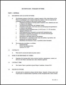 Wadsworth Park Technical Specifications (PDF)