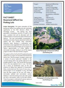 Zoo Parking Lot Fact Sheet