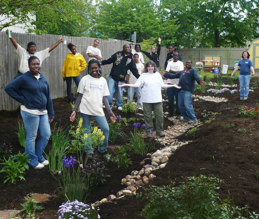 OEC at 515 Tully rain garden