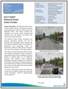 Westcott Street Fact Sheet (PDF)