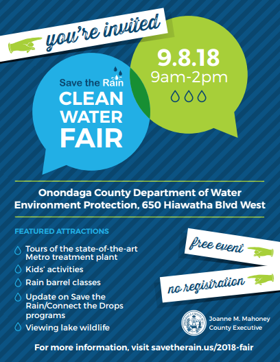 2018 Clean Water Fair Invitation