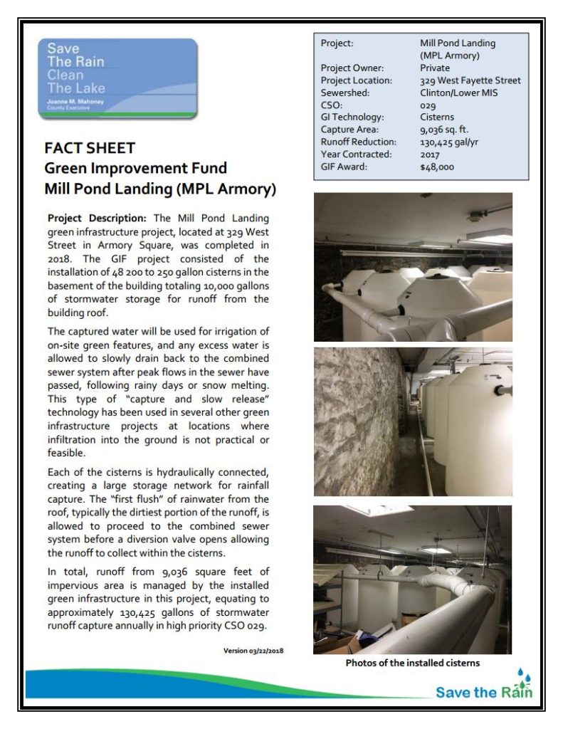 MPL Armory Fact Sheet